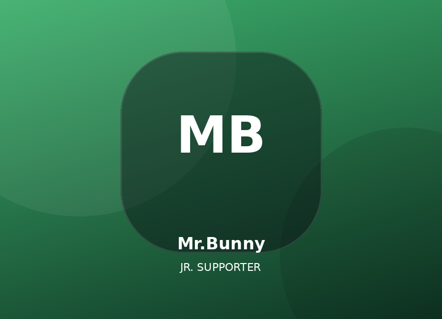 Profilbild von Mr.Bunny